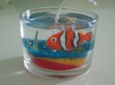 Vela em Gel Fundo do Mar